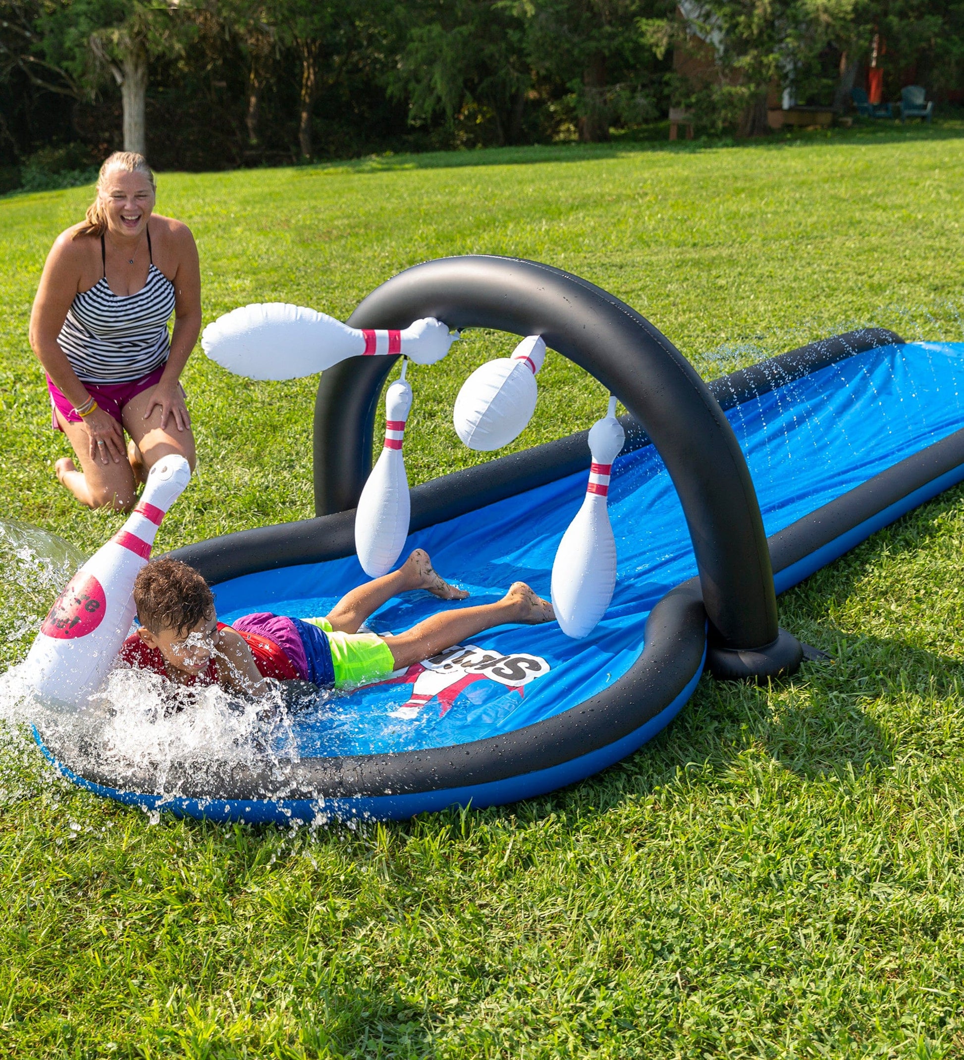 Strike Zone 18-Foot Bowling Water Slide