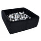 Premium Black Square Ball Pit + 400 Balls