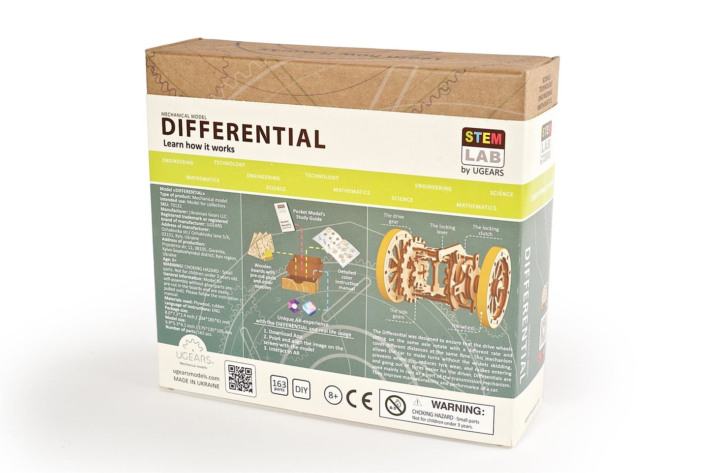 STEM LAB 163 Pcs Differential Model Kit