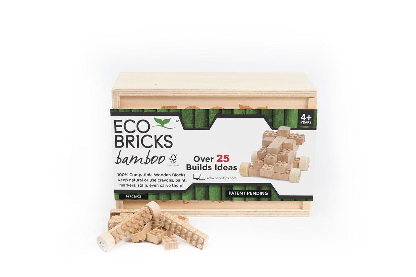 Eco-Bricks Bamboo 24pcs