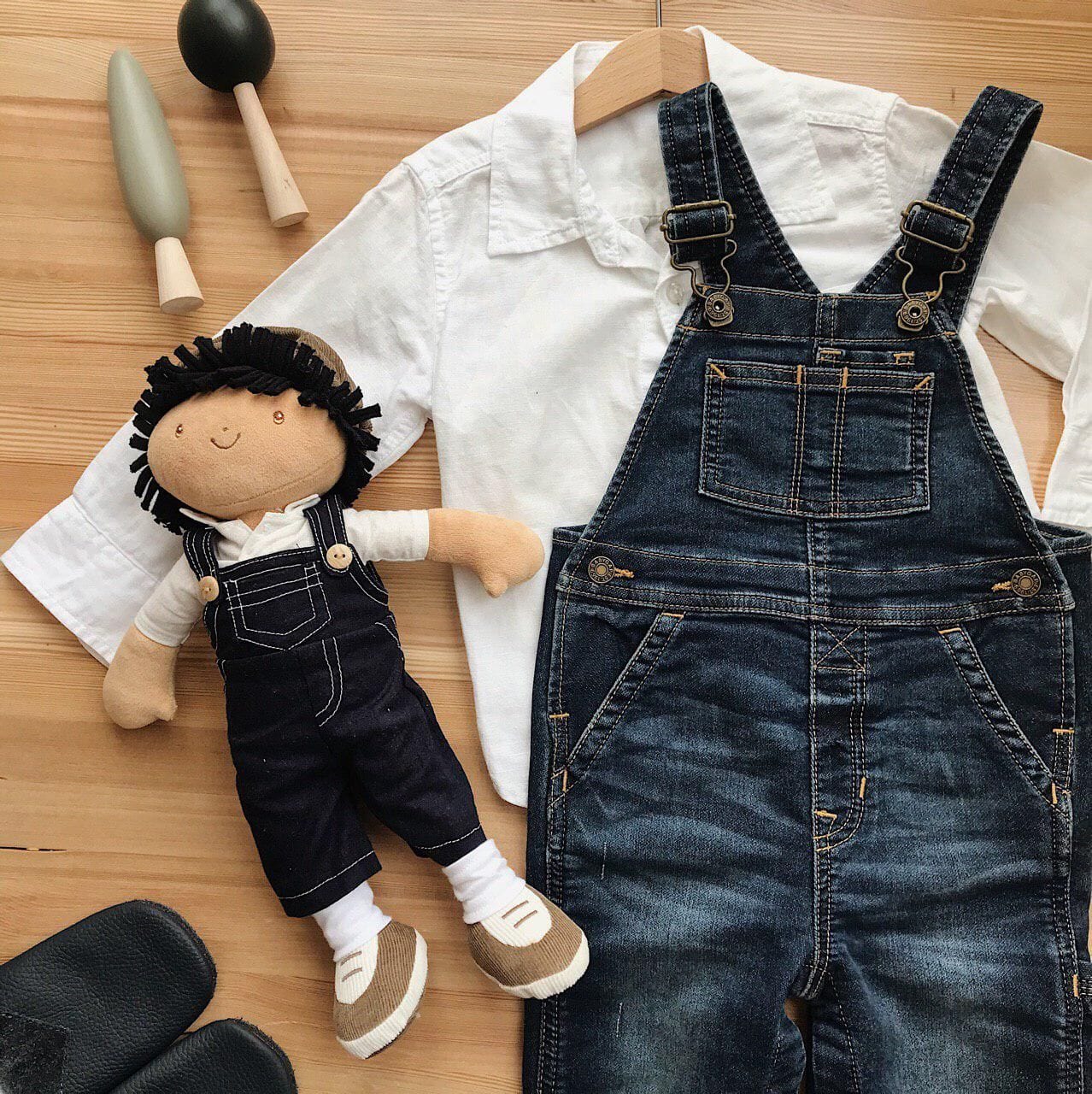 Joe- Boy Doll In Dungaree And Cap