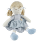 Neva-Blonde Hair With Grey Checkered Dress All Natural Fabrics