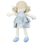 Neva-Blonde Hair With Grey Checkered Dress All Natural Fabrics