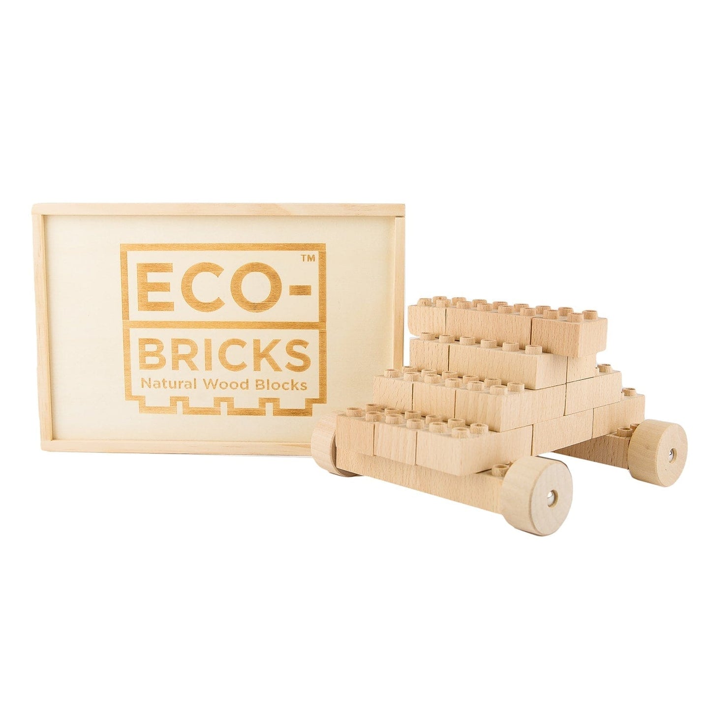 Eco-Bricks™ Plus+ Natural 42pcs