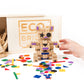 Eco-Bricks Bamboo 90pcs + Felt