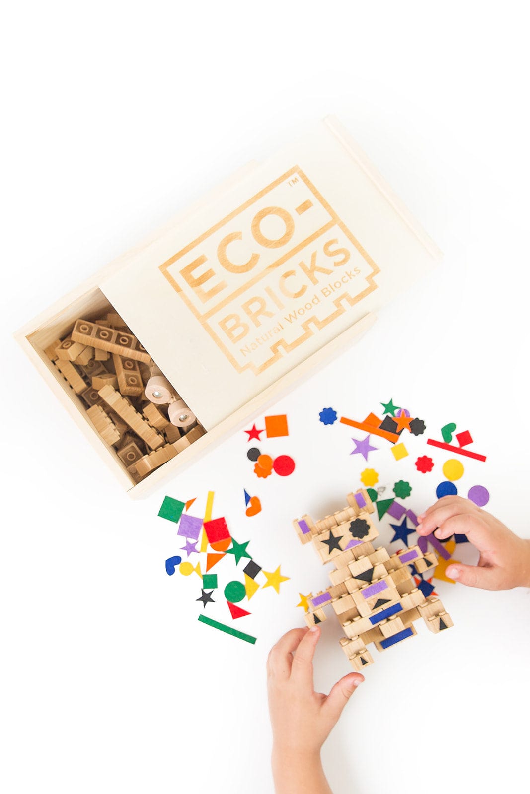 Eco-Bricks Bamboo 90pcs + Felt