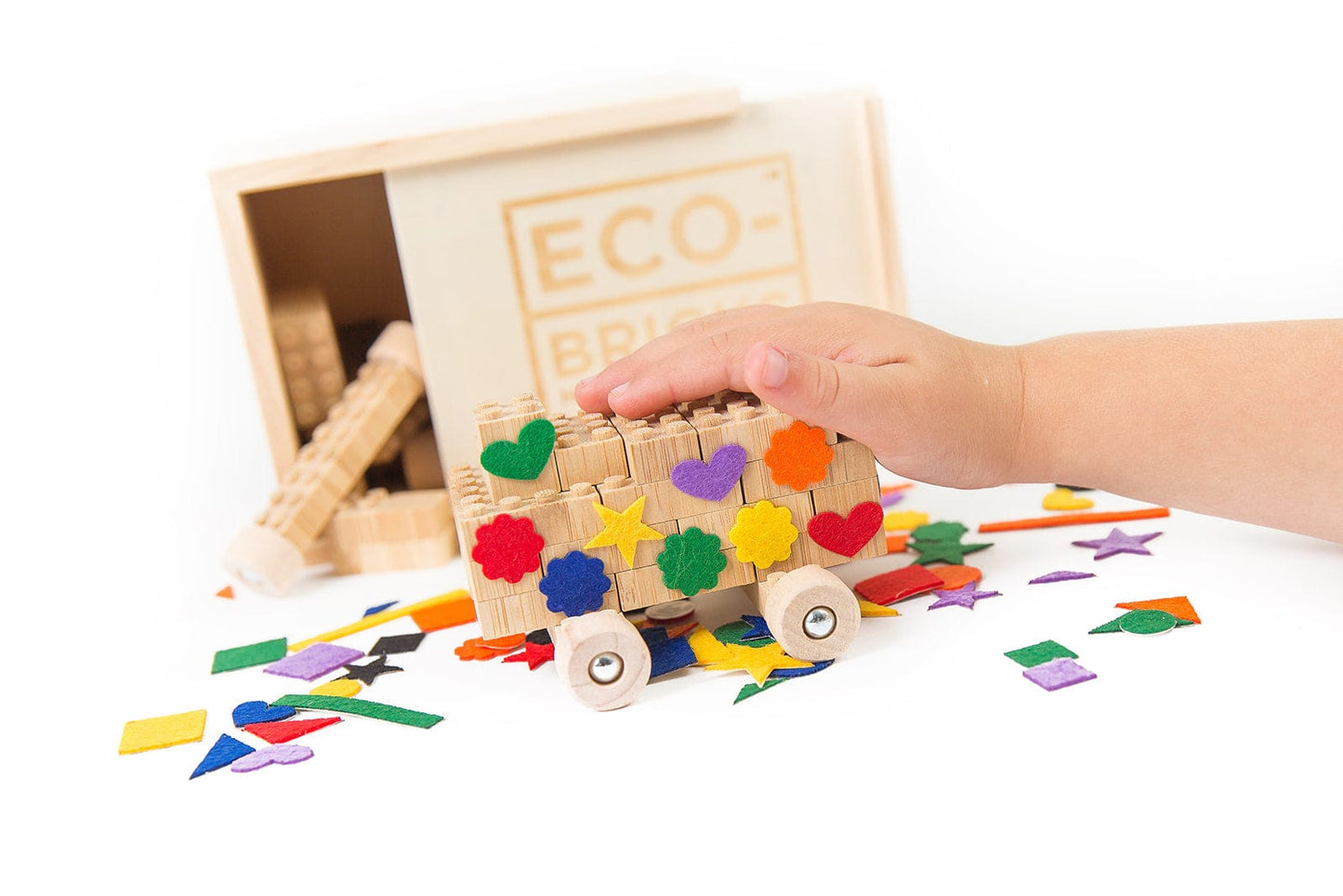 Eco-Bricks Bamboo 45pcs + Felt
