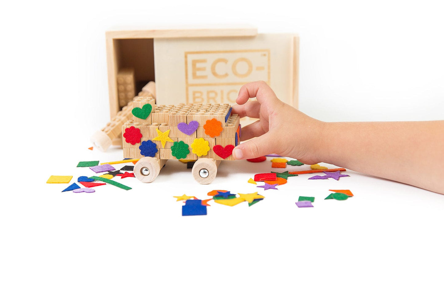 Eco-Bricks Bamboo 45pcs + Felt