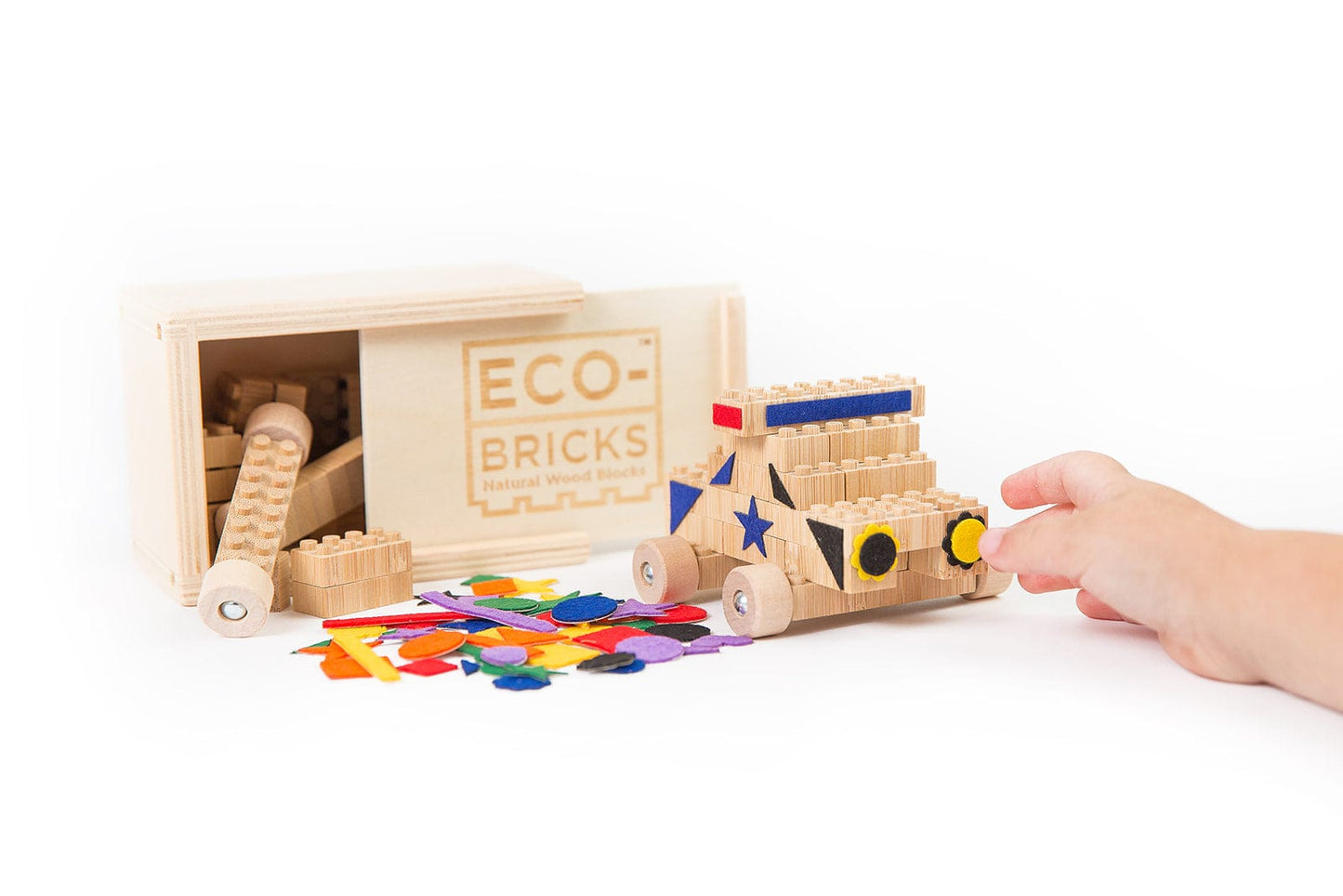Eco-Bricks Bamboo 24pcs + Felt
