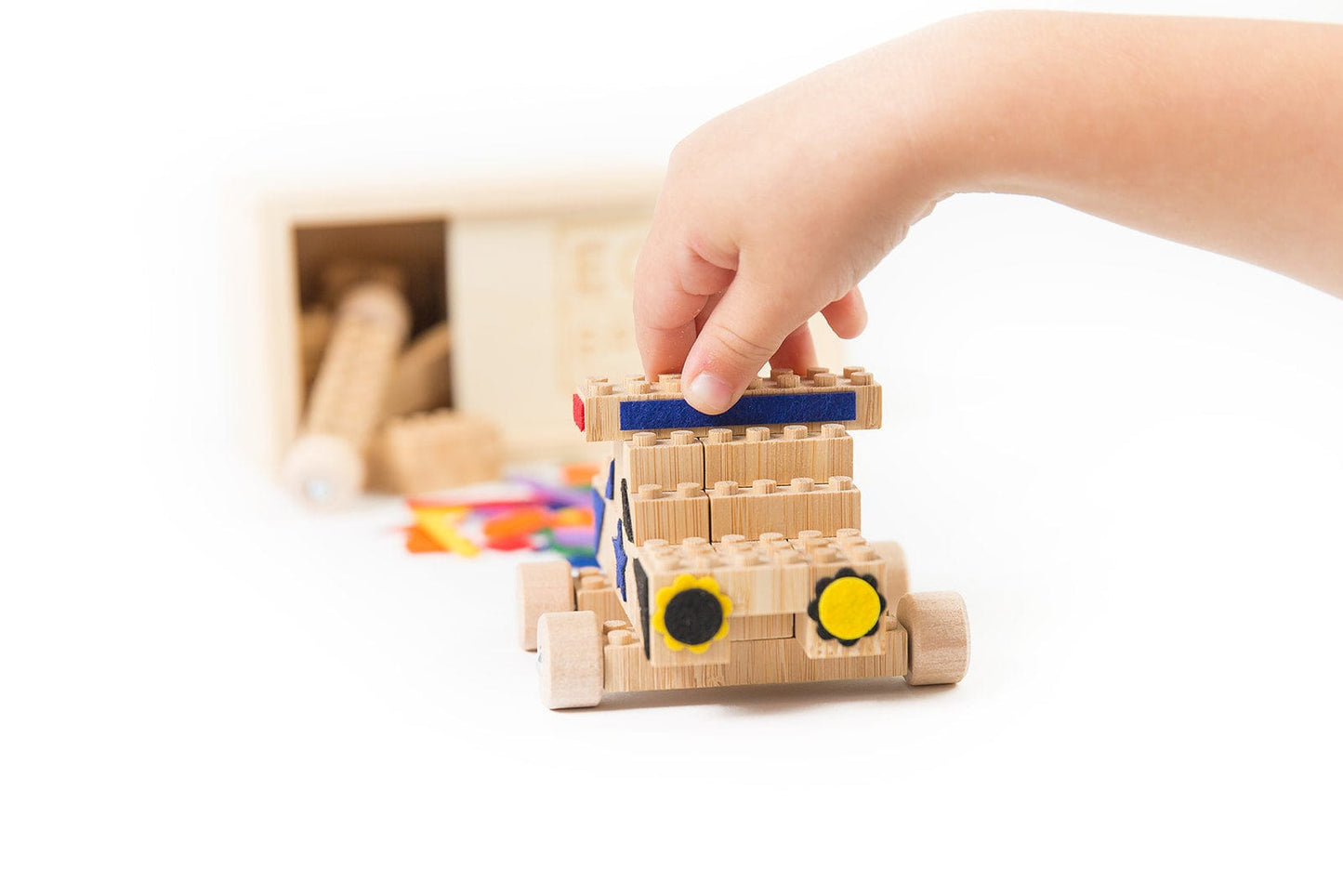 Eco-Bricks Bamboo 24pcs + Felt