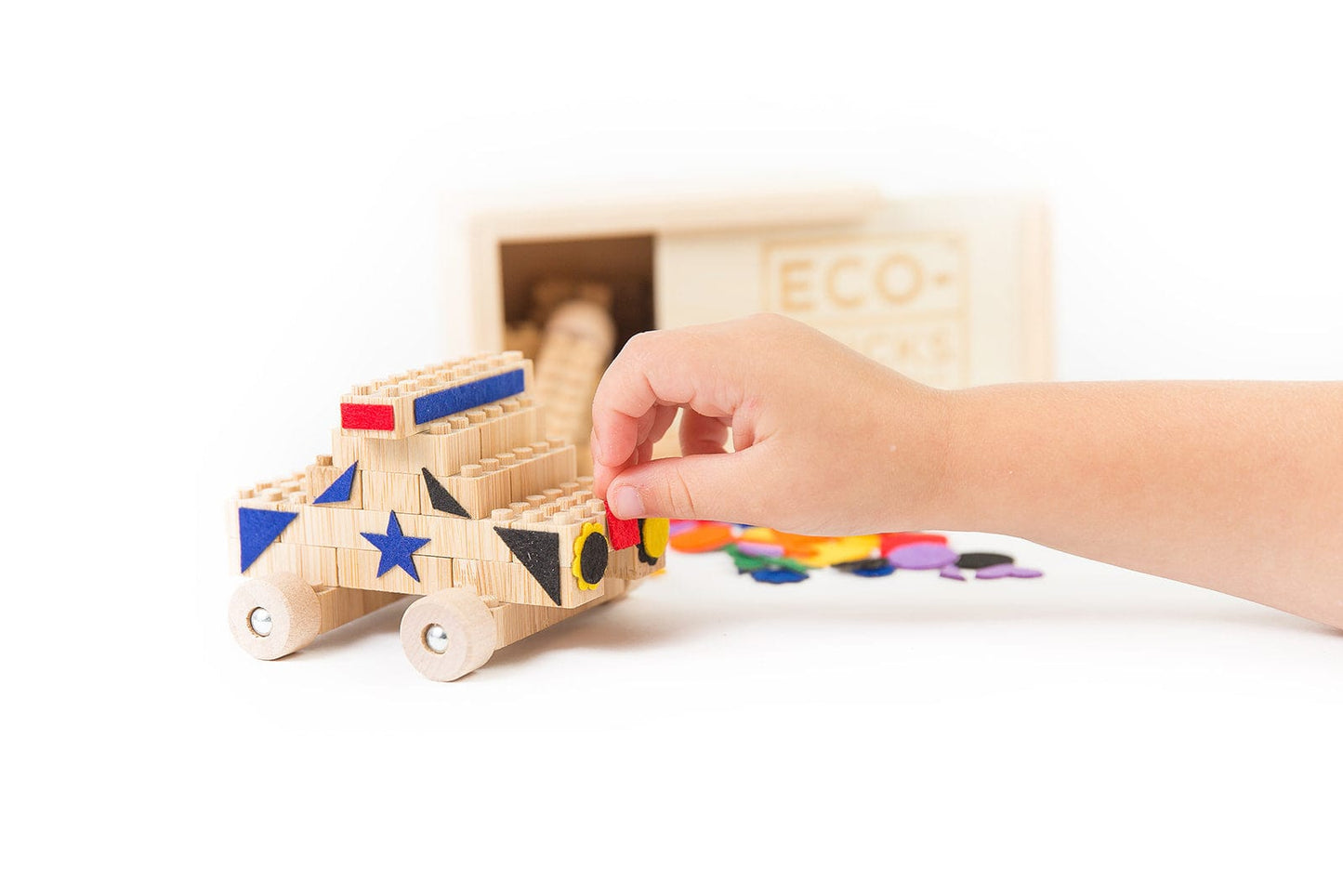 Eco-Bricks Bamboo 24pcs + Felt