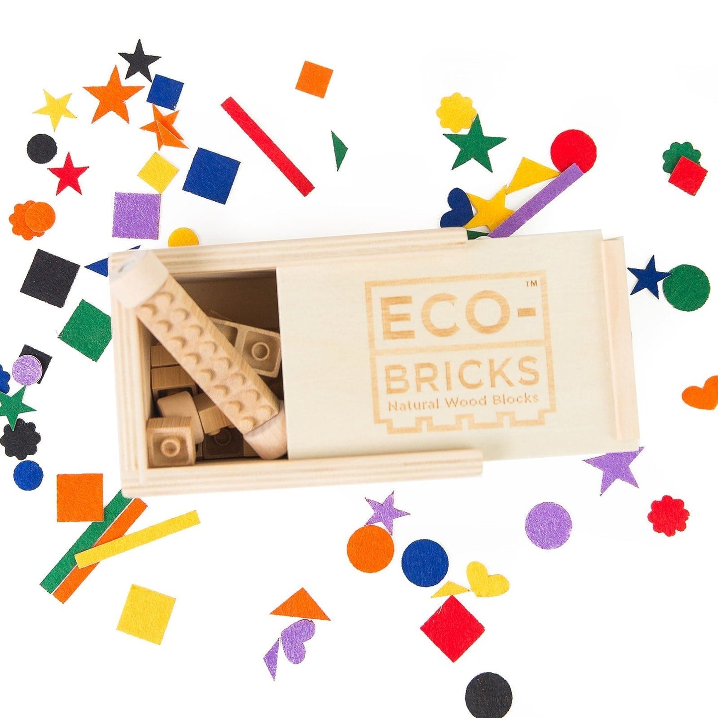 Eco-Bricks Bamboo 24pcs + Felt