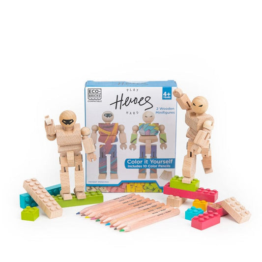 Playhard Heroes MiniFigure DIY 2pcs