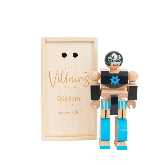 Wood Action Figure Playhard Villains #4 Odollam