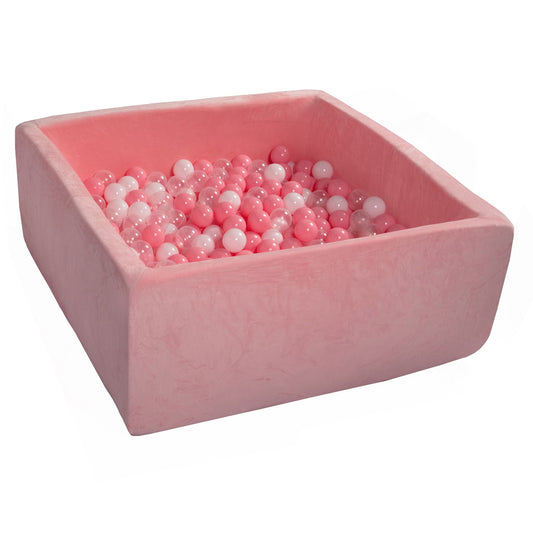 Premium Pink Square Ball Pit  + 400 Balls