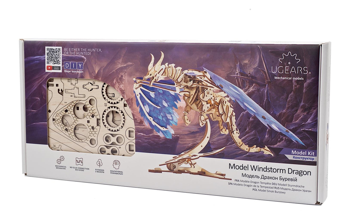 Windstorm Dragon Wooden Model Kit