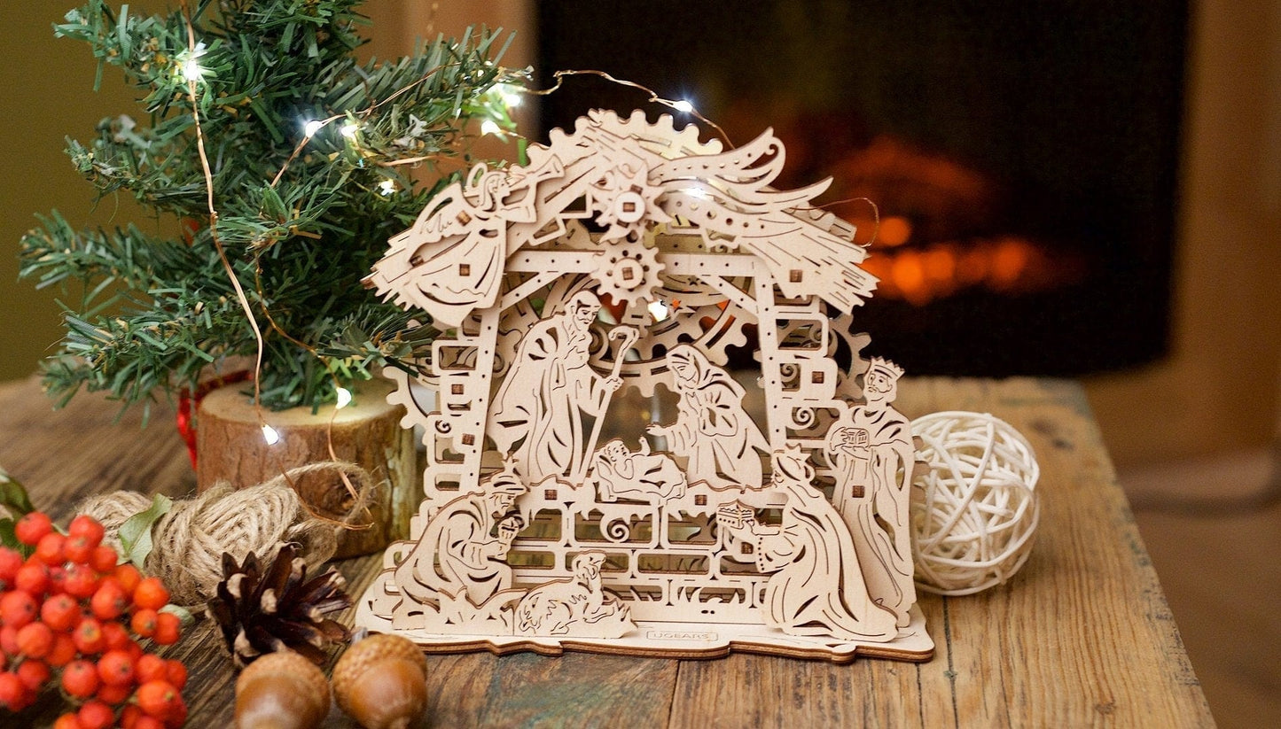 Nativity Scene Wooden Model Kit