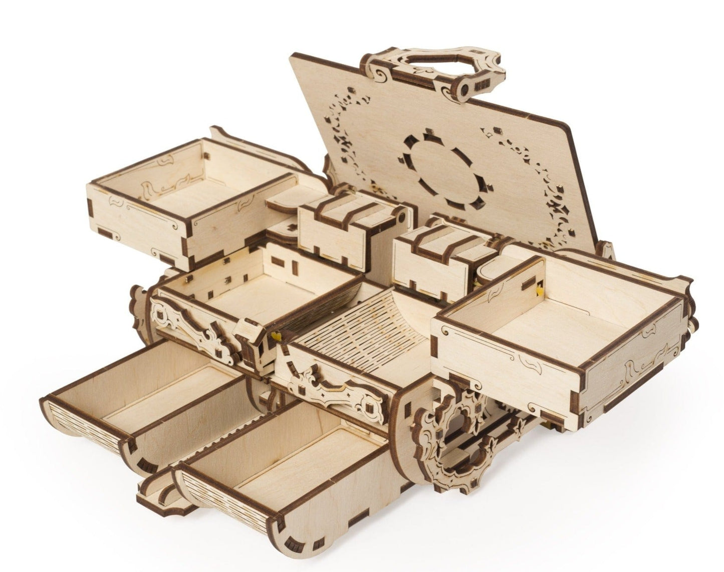 Antique Box Wooden Model Kit