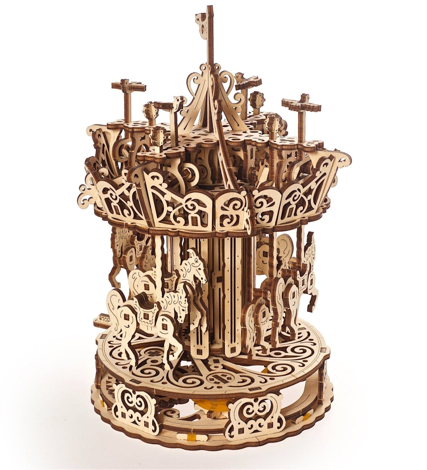 Carousel Wooden Model Kit