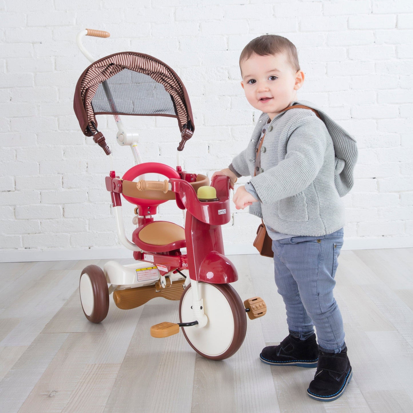 3-In-1 Foldable Tricycle With Canopy