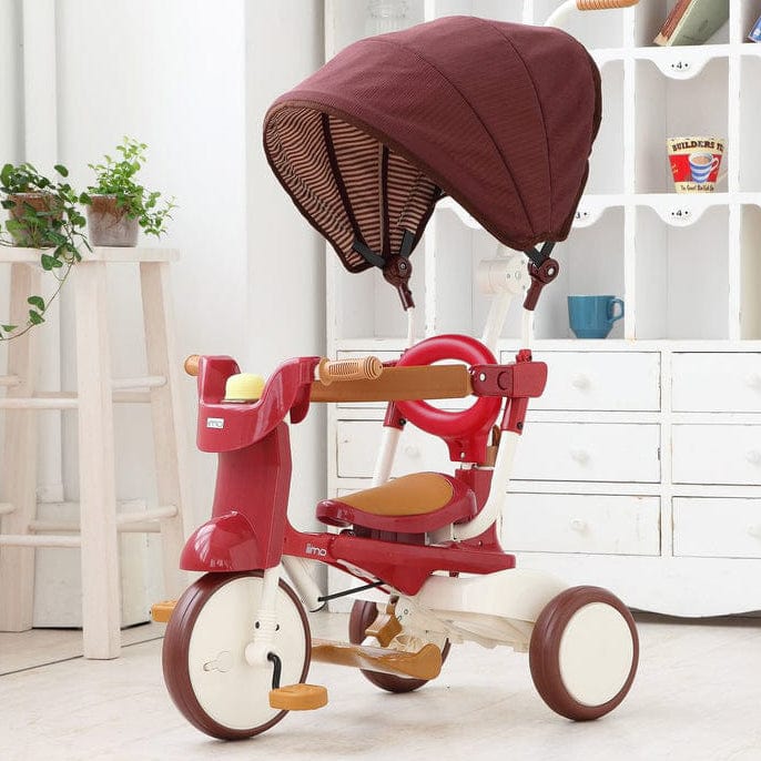 3-In-1 Foldable Tricycle With Canopy