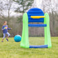 Giant Double-Sided Inflatable Aim 'n Score Basketball and Soccer Game