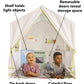 50-Inch Kitchen Playhouse Tent with 7-Piece Kitchen Cooking Set