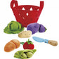 7-Piece Felt Fabric Pretend-Play Food Basket