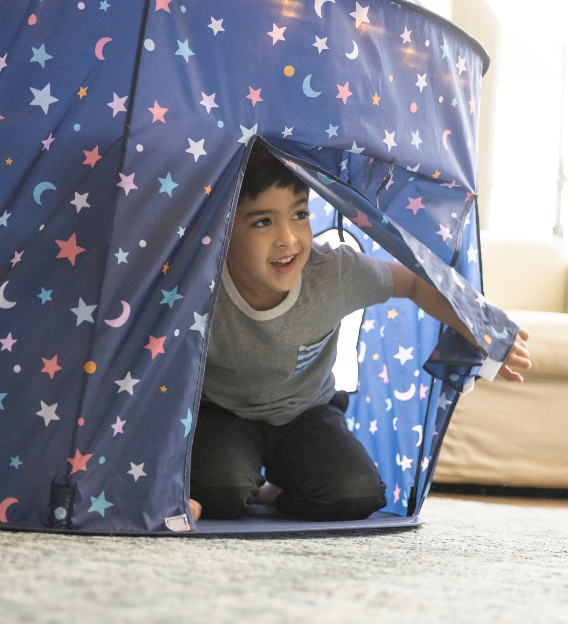 53-Inch Celestial Pop-Up Play Tent with Lights