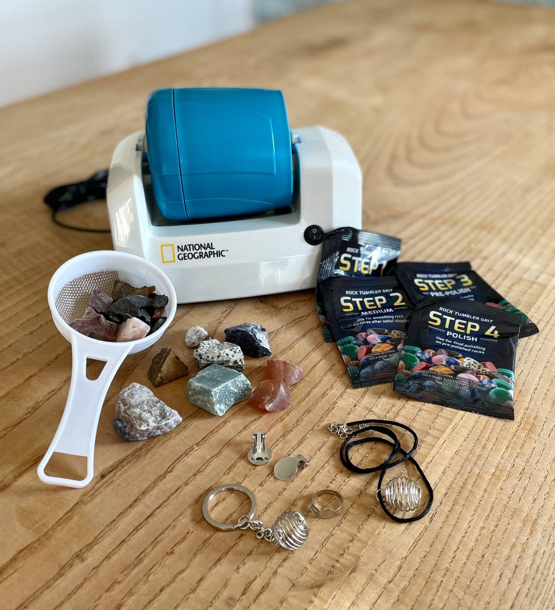 Starter Rock Tumbler Kit Rock Polisher for Kids and Adults