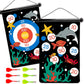 Double-Sided Magnetic Canvas Target Darts Game