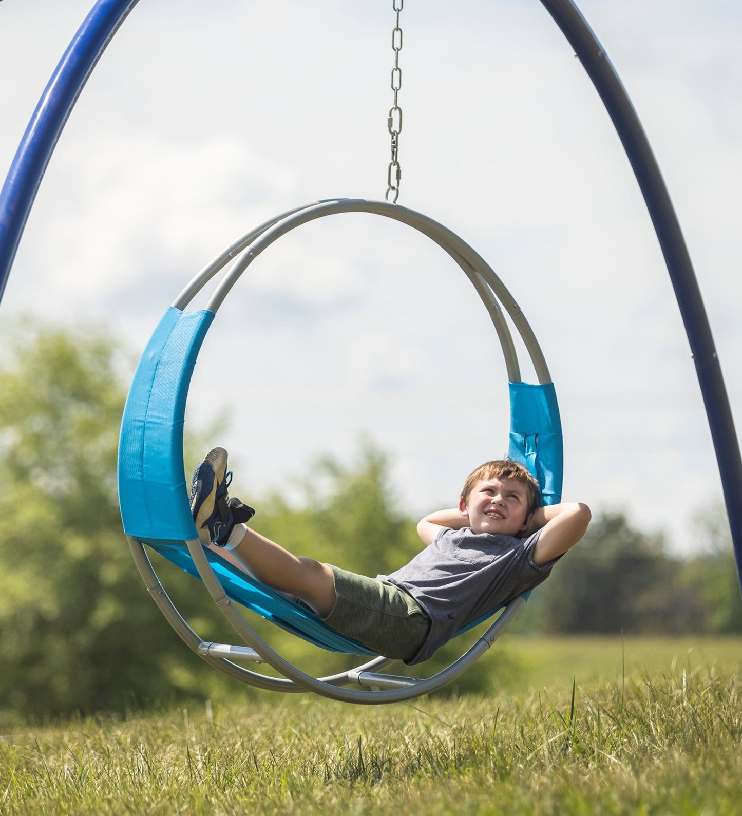 40-Inch Aerial Hoop Spinning Round Swing