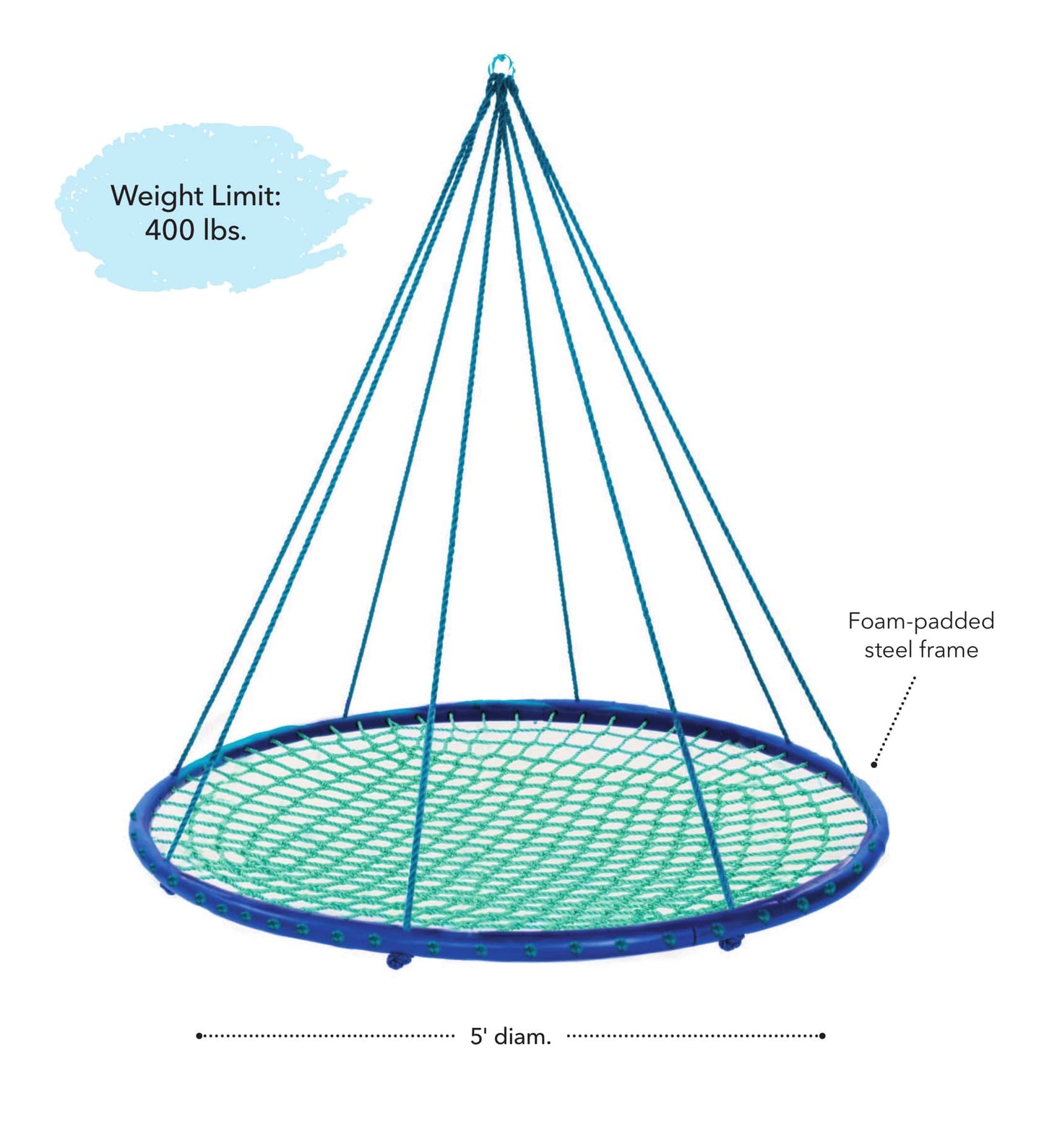 60-Inch Sky Island Round Swing