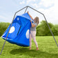 HugglePod HangOut Nylon Family Hanging Tent with Quilted Floor Mat and LED Lights