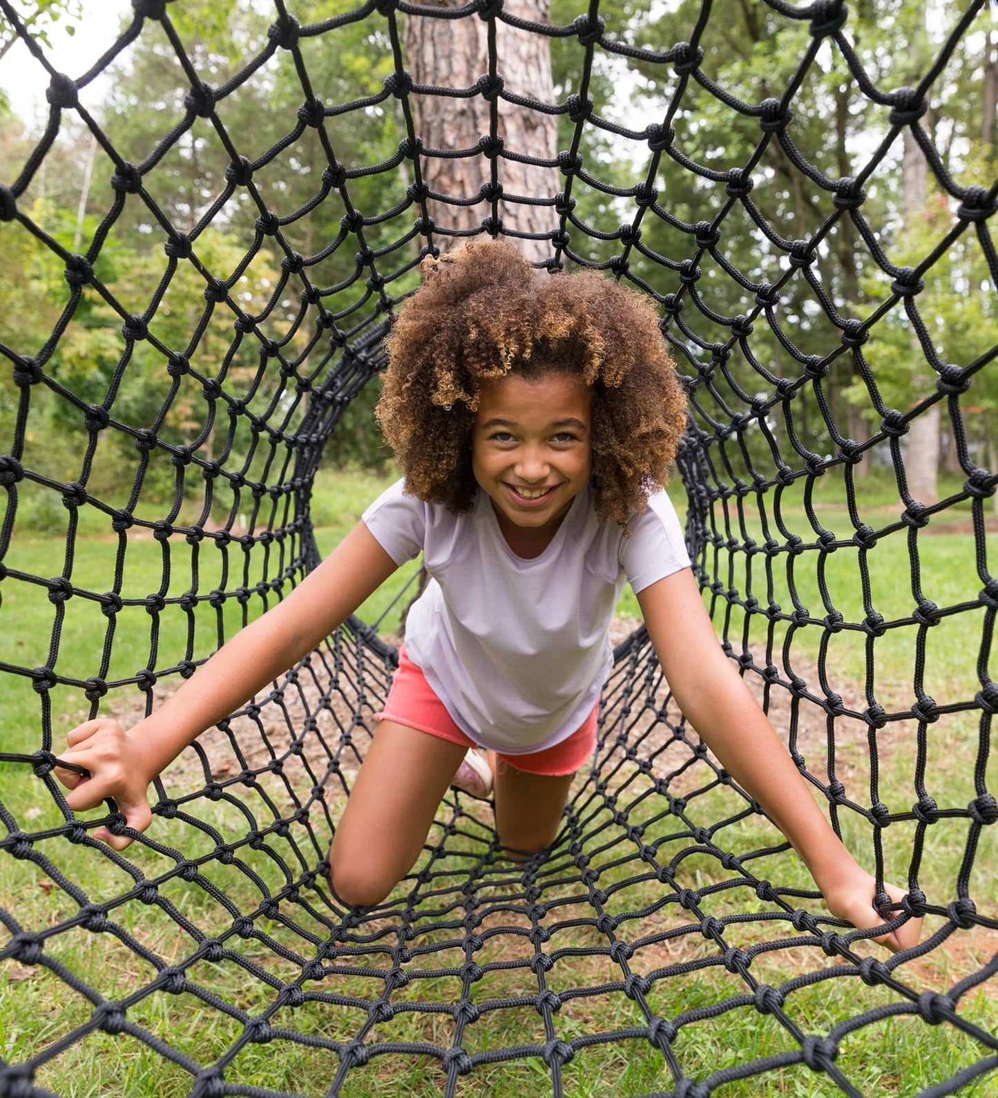 6-Foot Hanging Woven Rope Tunnel Bridge