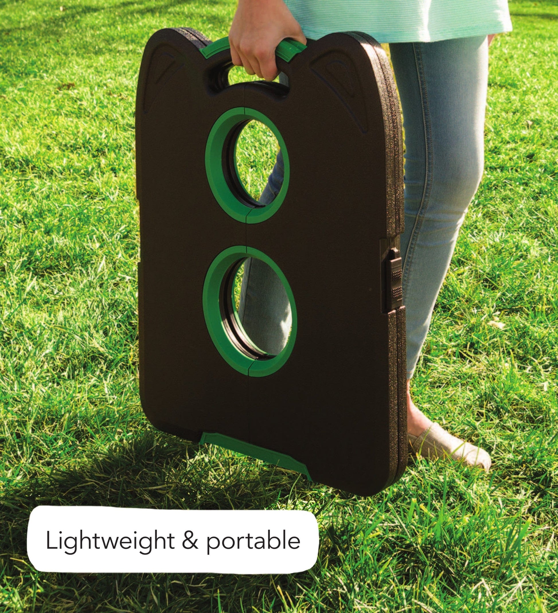 Pick-Up-and-Go Portable Cornhole