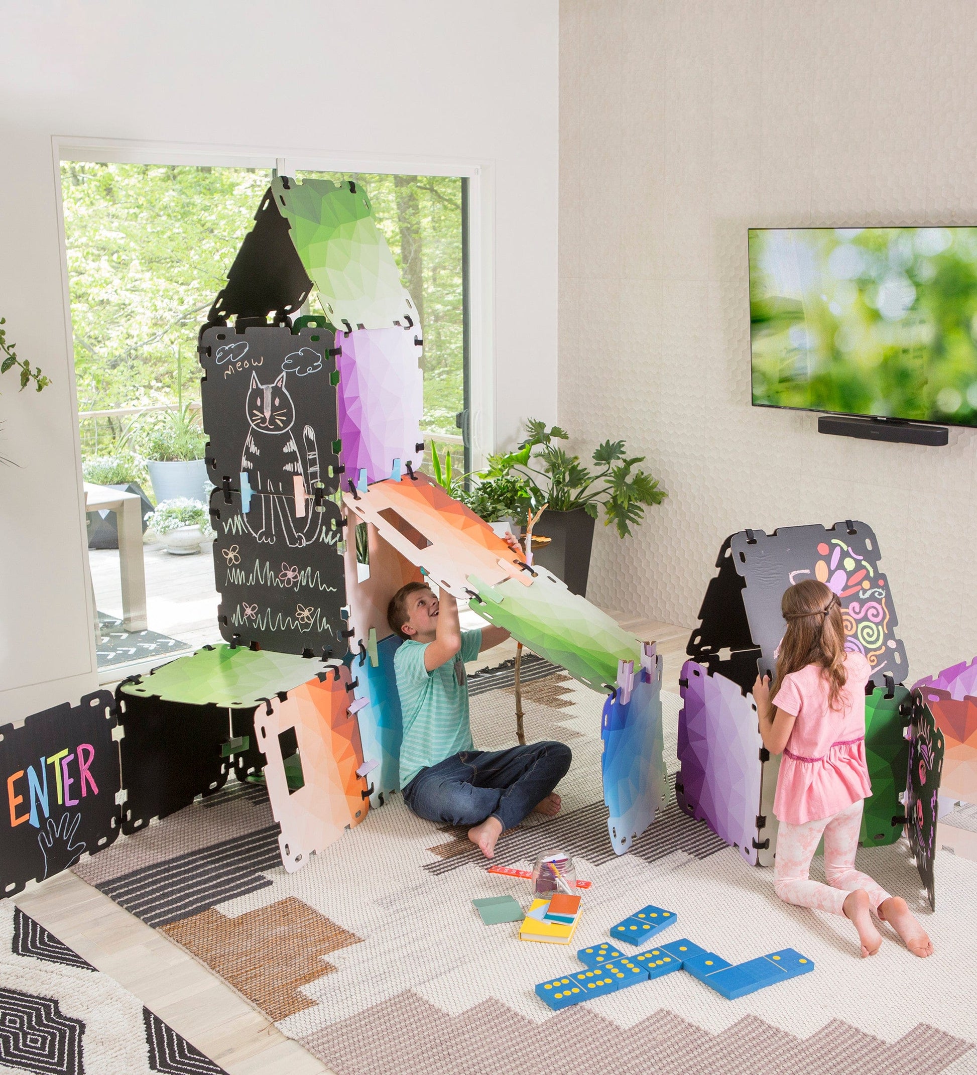 32-Panel ChalkScapes Fantasy Forts Kit