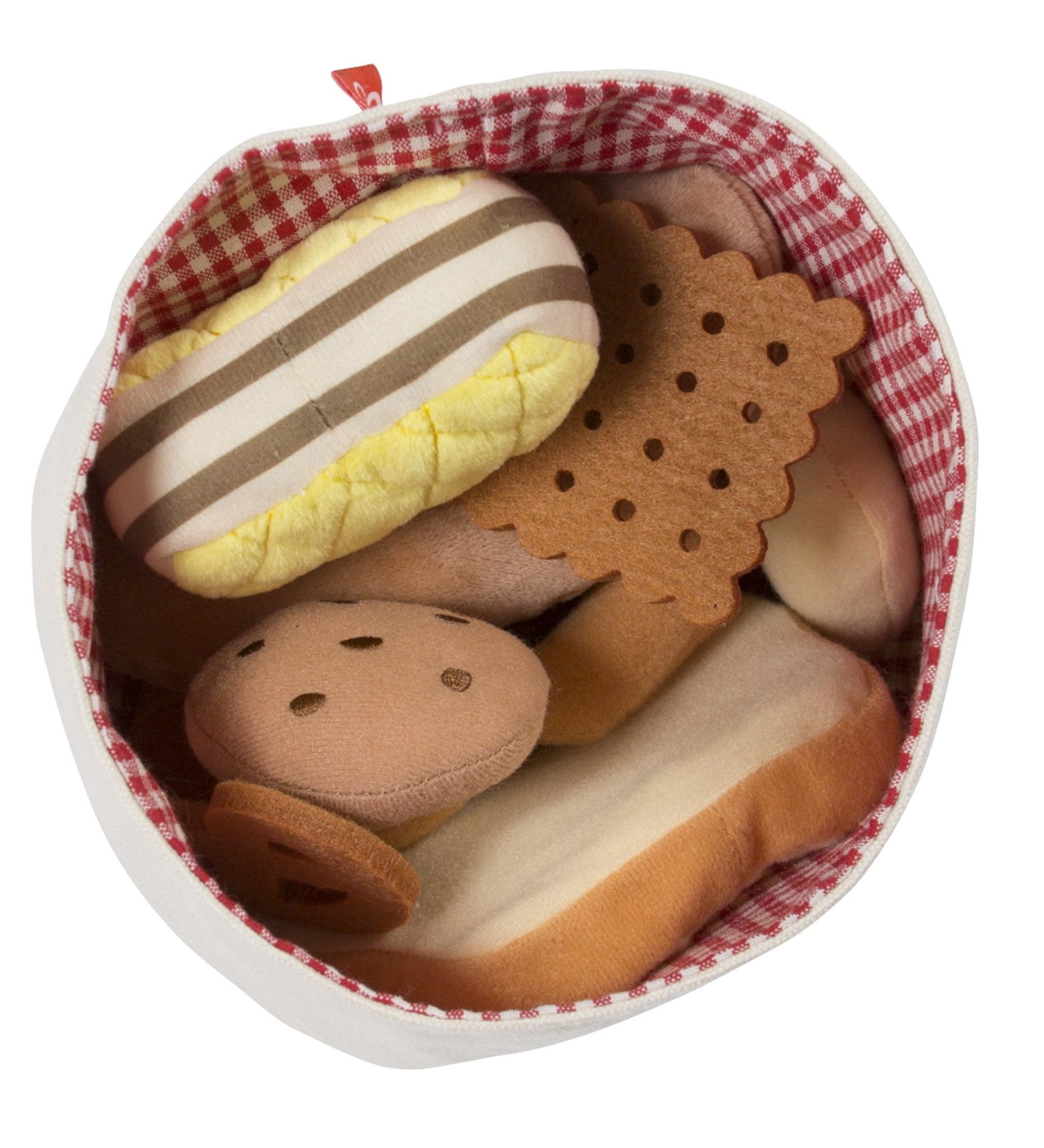 8-Piece Felt Fabric Pretend-Play Bread Basket