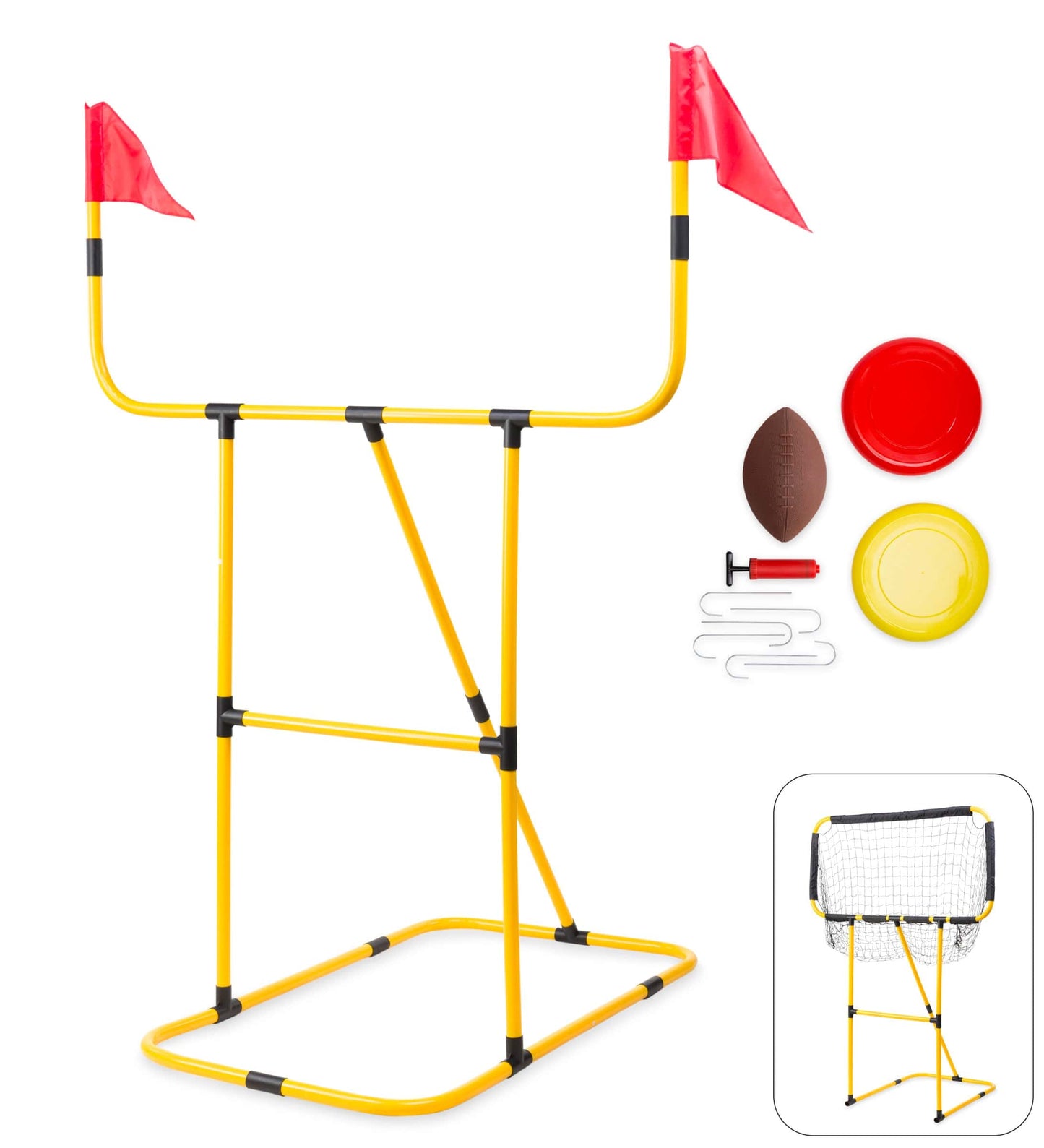 Football and Disc Target Kick 'n Toss Set