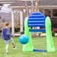 Giant Double-Sided Inflatable Aim 'n Score Basketball and Soccer Game