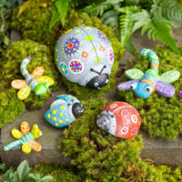 Color Pops Paint-Your-Own Rocks: Ladybugs and Dragonflies