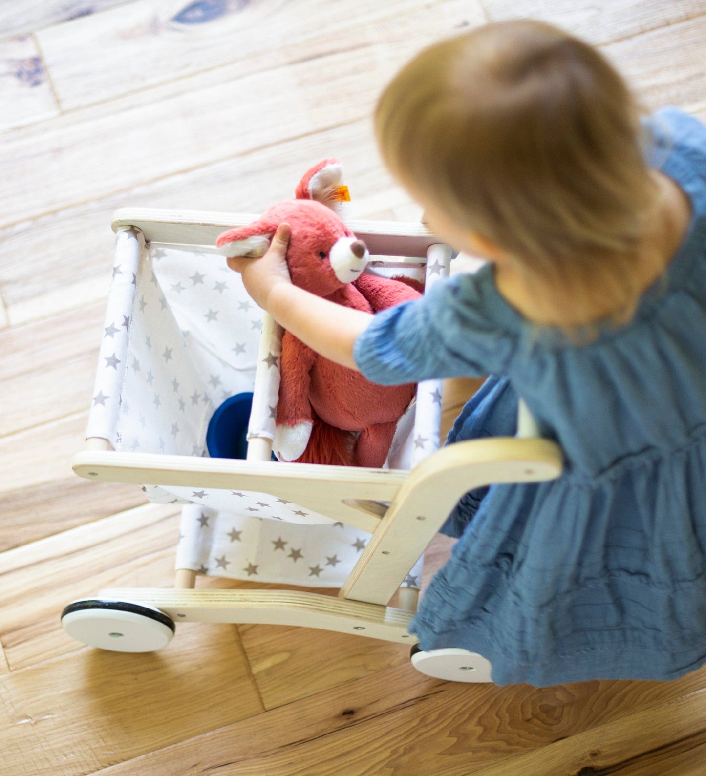 Wooden Shopping Cart