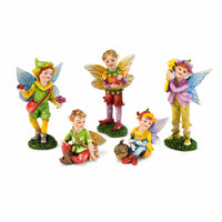 Nature-Themed Fairies, Set of 5
