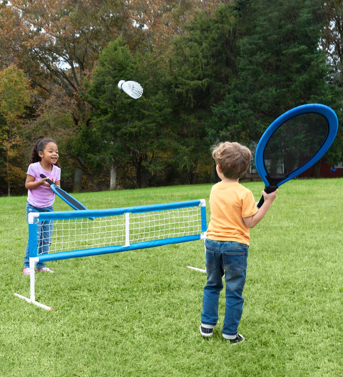 3-in-1 Game Set with Tennis, Badminton and Volleyball