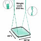 40-Inch Deluxe Rectangular Platform Swing