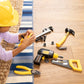 Stanley Jr. 19-Piece Pretend-Play Tool Set with Hard Hat and Tool Belt