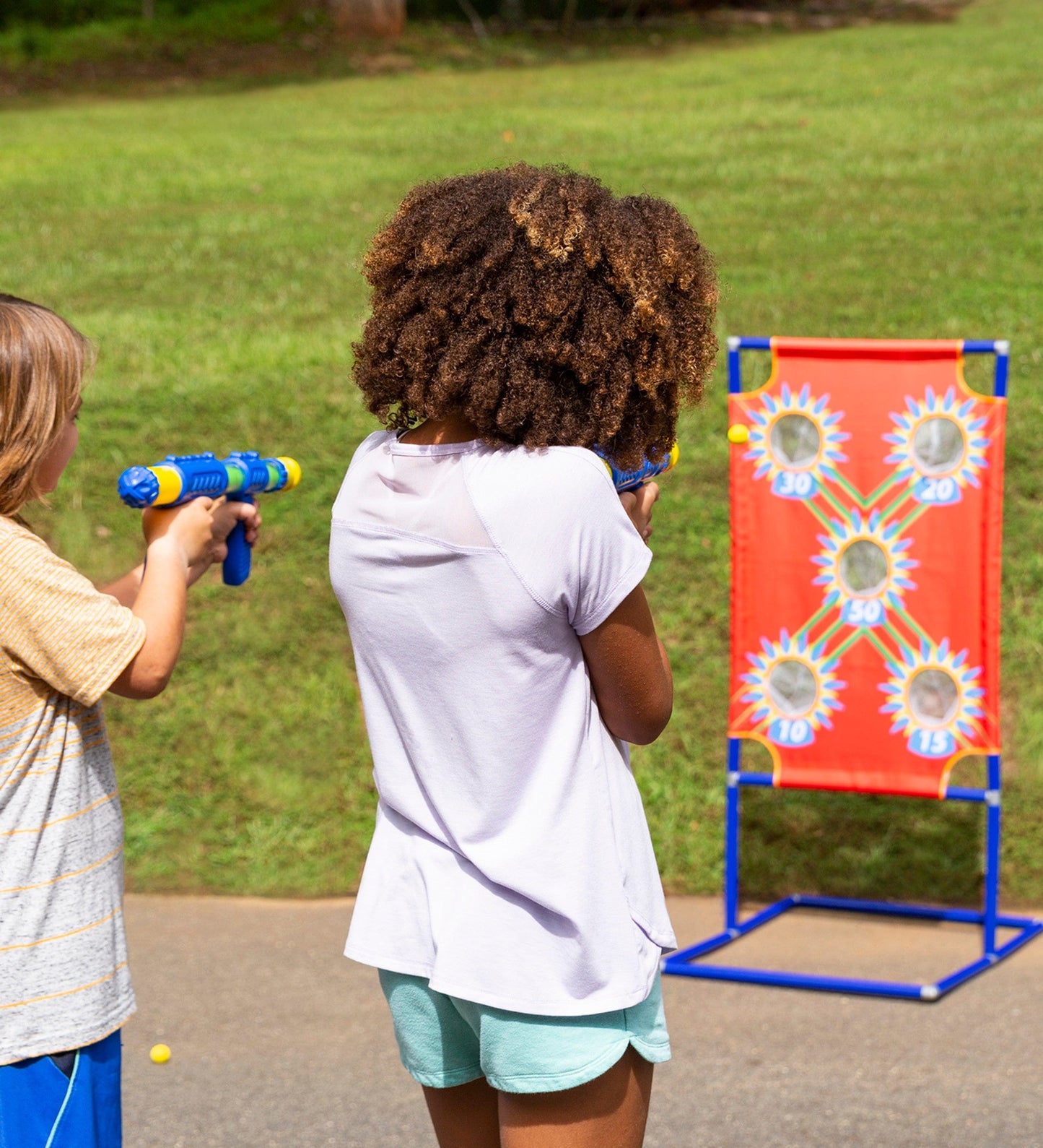 Target Blaster Game Set with 2 Blasters and 24 Foam Balls