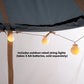 HugglePod Panorama HangOut Mesh Hanging Tent with Lights