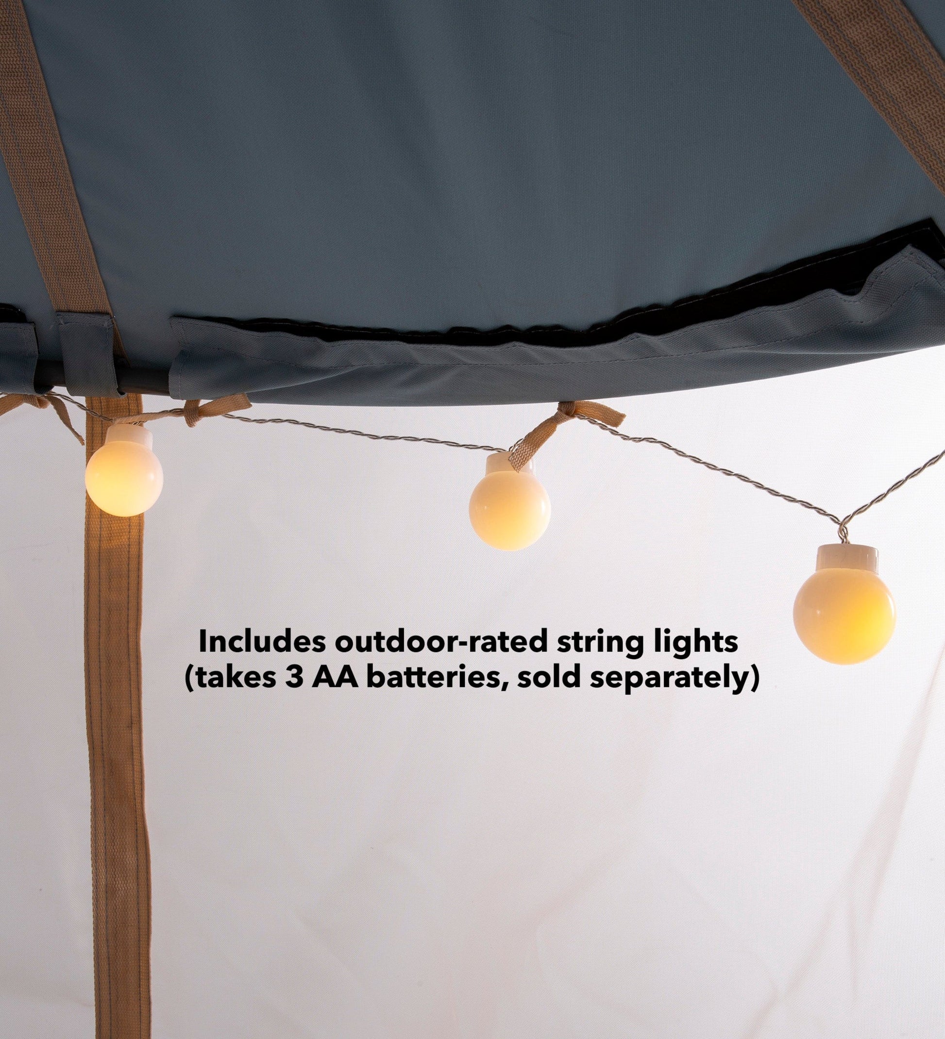 HugglePod Panorama HangOut Mesh Hanging Tent with Lights