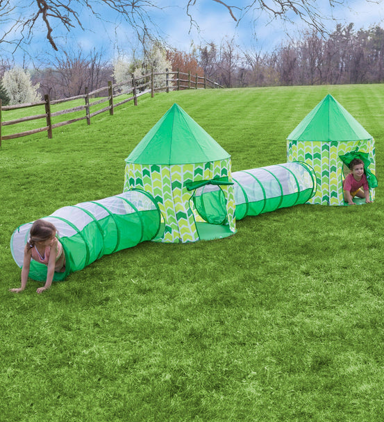 Pop-Up Play Tents and Tunnels, Set of Four